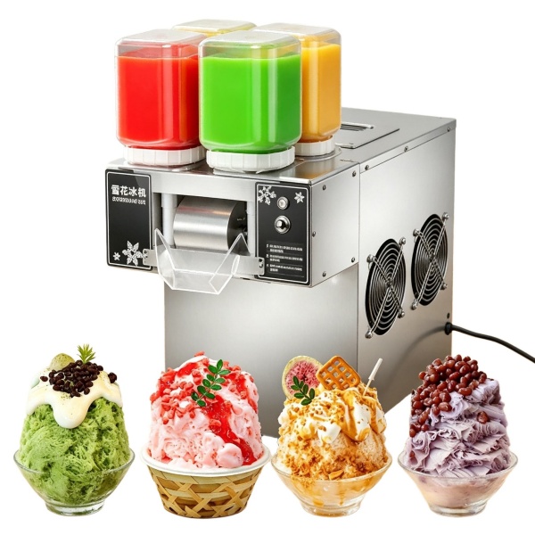 Automatic Stainless Steel Snow Ice Shaver Machine for Commercial Kitchen