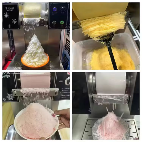 Desktop Commercial Full Automatic Snowflake Ice Maker
