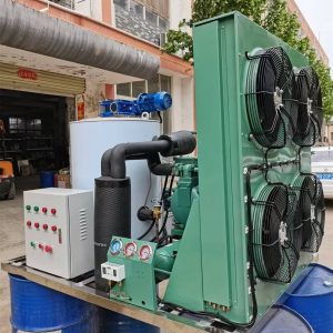 Full Automatic Electric Block Ice Maker Large Output Industrial Ice Block Forming Machine
