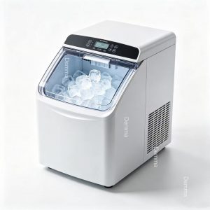 Desktop Automatic Commercial Ice Cube Maker with Fast Freezing