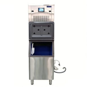 Industrial grade fully automatic vertical water cooled ice maker