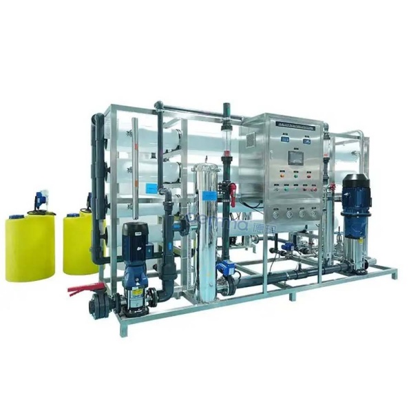 Skid Mounted Large Capacity Industrial Reverse Osmosis Water Filter System Commercial Brackish Water RO Treatment Equipment