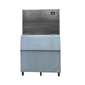 Industrial Direct Cooling Fully Automatic Clear Block Ice Machine 1 Ton Daily Output Brick Ice Maker for Seafood Preservation