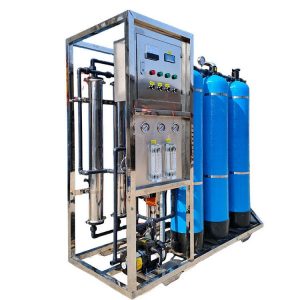 PLC Fully Automatic Industrial RO Water Treatment Machine for Cosmetic Factory Raw Water Preparation