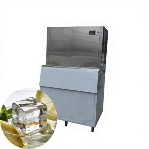 Compact Freestanding Fully Automatic Square Block Ice Maker 40kg/24h Energy Saving Commercial Ice Machine for Hotel KTV